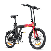 Limited Edition ENGWE P20 Electric Bike - 250W Motor 36V9.6Ah Battery 20 Inch Tires Hydraulic Disc Brakes - Red